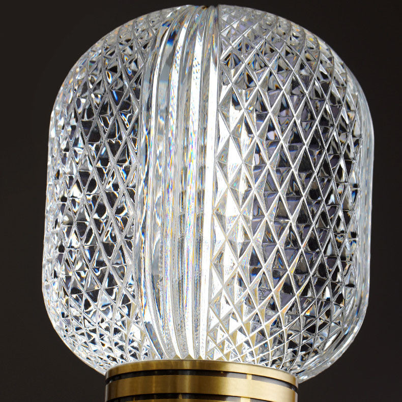 Modern Luxury Glass Oval Copper Base 1-Light Wall Sconce Lamp For Living Room