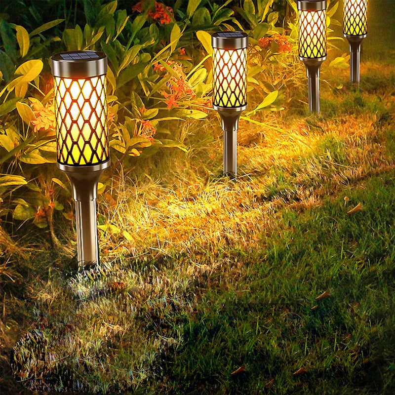 Solar Column Lawn Garden Decorative LED Path Lamp