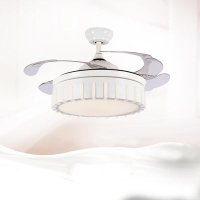 Modern Minimalist Star Piano Design LED Downrod Ceiling Fan Light