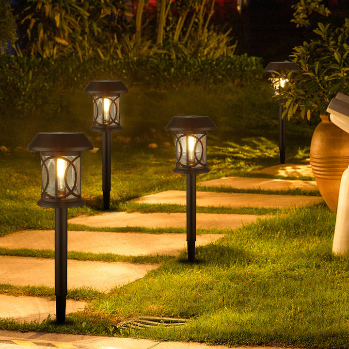 Lumière paysagère à LED solaire décorative pour pelouse extérieure classique moderne 