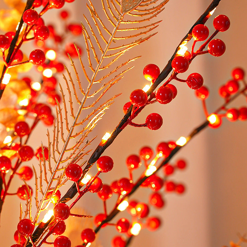 Moderne Feiertags-Dekor-Birke-Baum-Plastik-LED-Stehlampe 