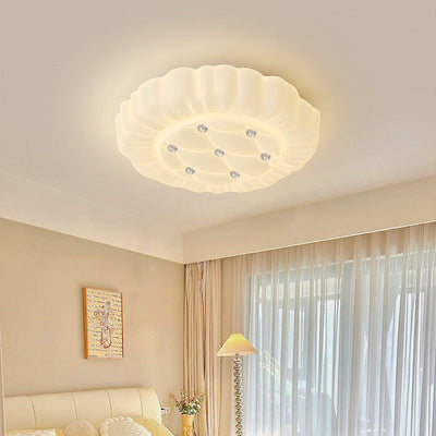 Plafonnier LED en forme d'oreiller PE à simplicité moderne pour le salon 
