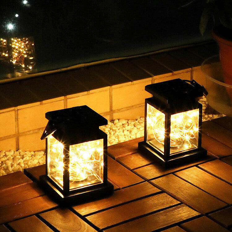 Lumières LED Extérieures Étanches en ABS avec Bougie Solaire Étoile Moderne 