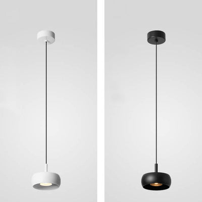Nordic Minimalist Dome Aluminum LED Retractable Pendant Light