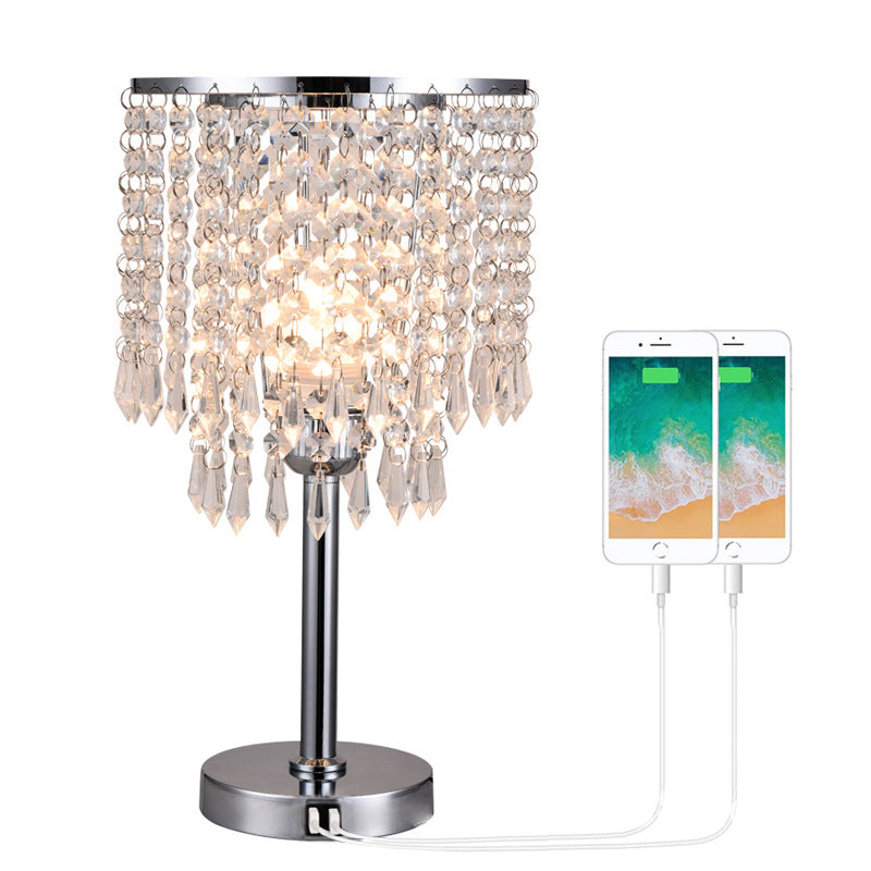 Dekorative minimalistische Kristall-1-Licht-Tischlampe 