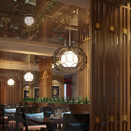 Moderne créatif fer forgé 1-lumière suspension 