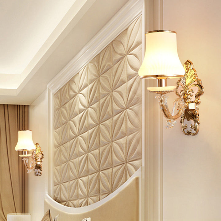 Lámpara de Aplique de Pared Minimalista Creativa Estilo Europeo 1/2 Luz 