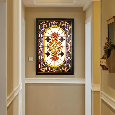 European Tiffany Stained Glass LED Mural Wall Sconce Lamp