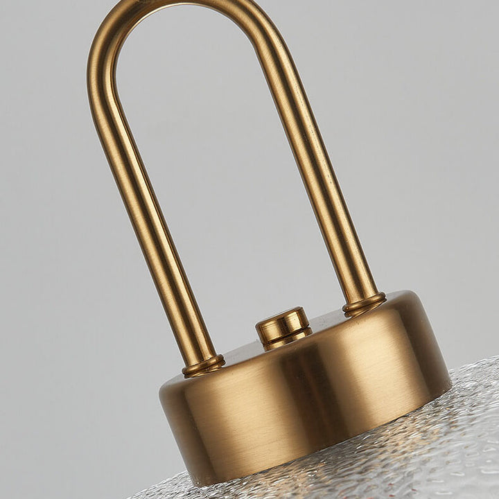 Nordisches Licht Luxus Oval Klar Glas 1-Licht Pendelleuchte 