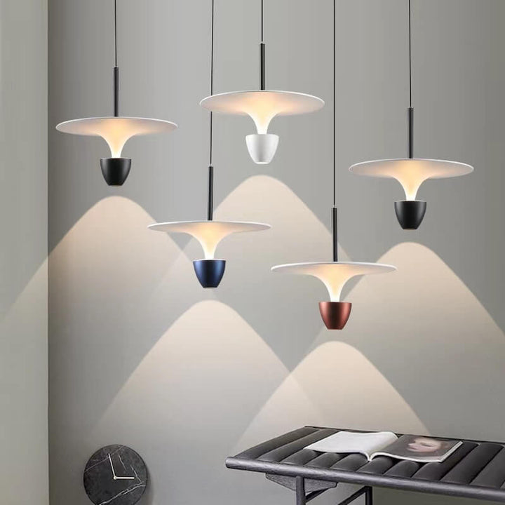 Suspension Luminaire en Fer Forgé à 1 Lumière LED à Tête Ronde Créative Nordique 