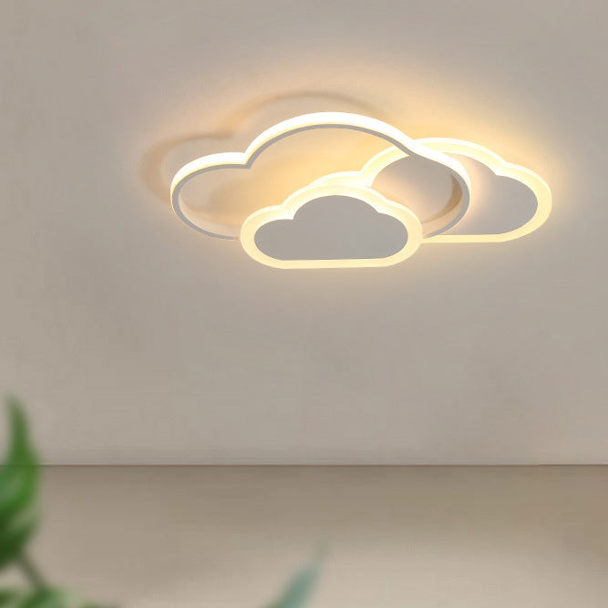 Cartoon Kreative Cloud LED Deckenleuchte mit bündiger Montage 