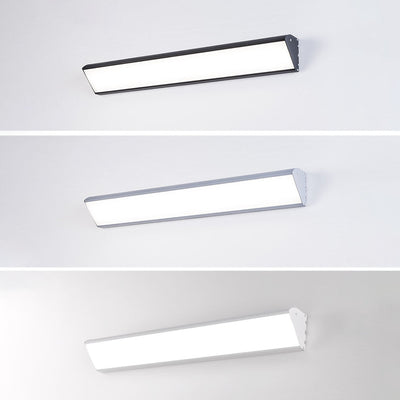 Contemporary Industrial Waterproof Aluminum Rectangular Frame Acrylic LED Wall Sconce Lamp For Outdoor Patio