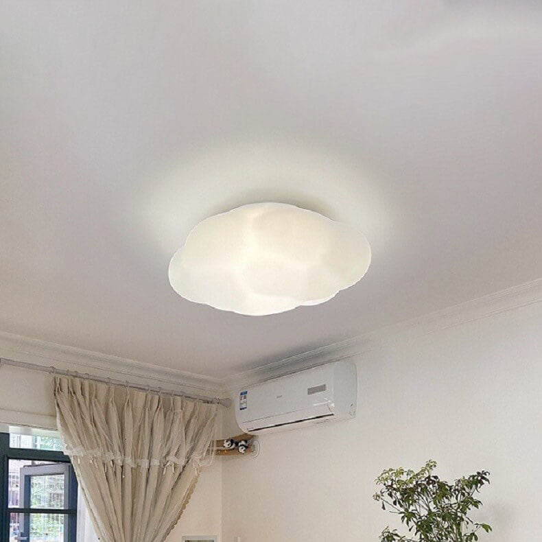 Éclairage encastré LED PE en fer pour enfants nuages créatifs modernes 