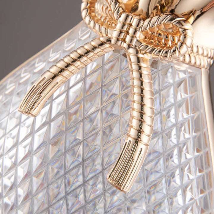 Nordisches Licht Luxus Transparentes Eisen LED Pendelleuchte 