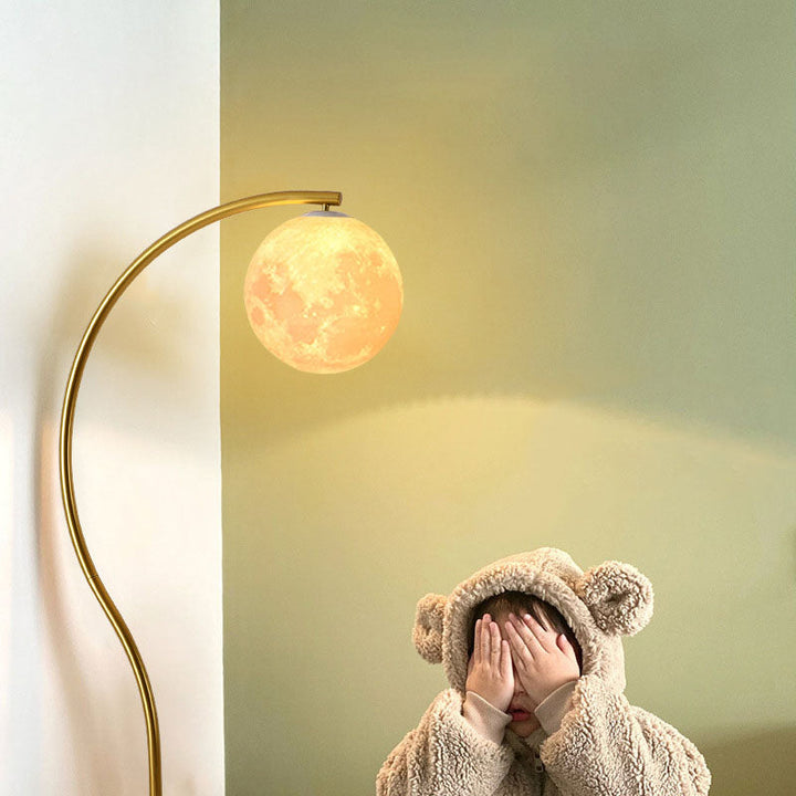 Lámpara de pie de 1 luz de hierro y mármol minimalista moderna 