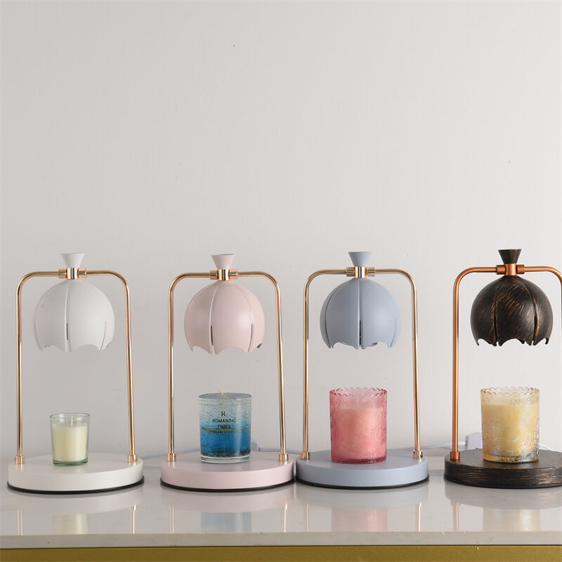 Modern Orchid Metal Aromatherapy Melting Wax 1-Light Table Lamp