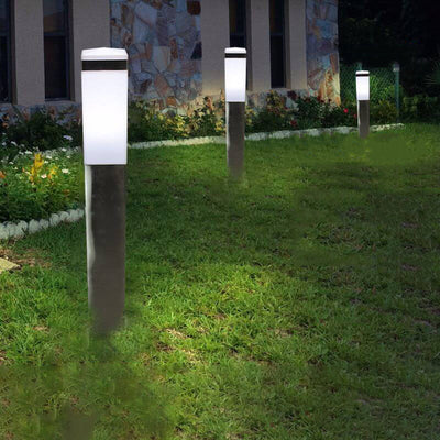 ضوء مسار LED مقاوم للماء عمود مربع حديقة خارجية 