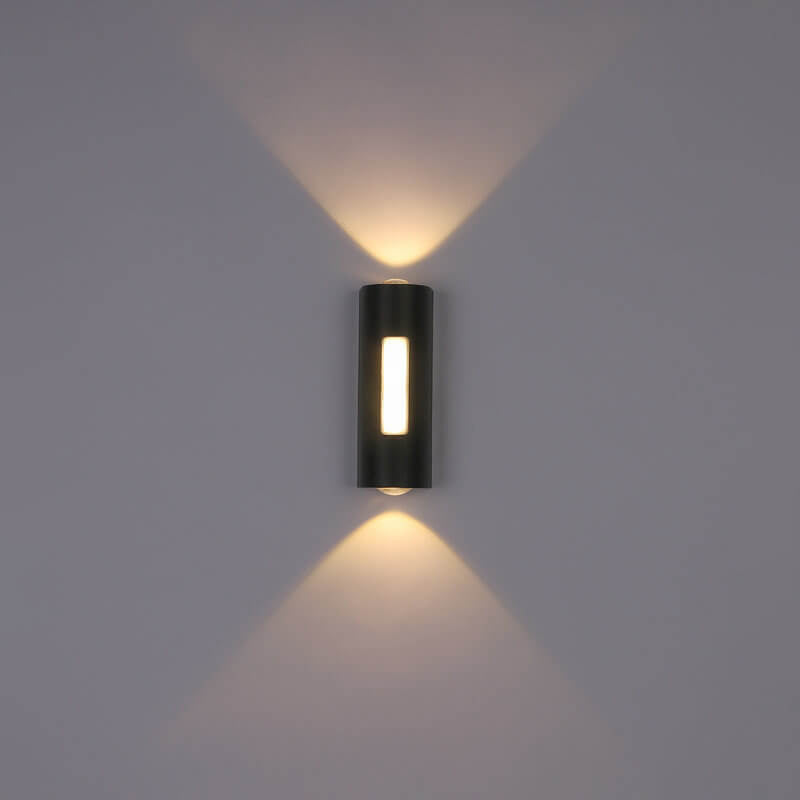 Modern Minimalist Cylindrical Design LED Outdoor Decorative Wall Sconce Lamp