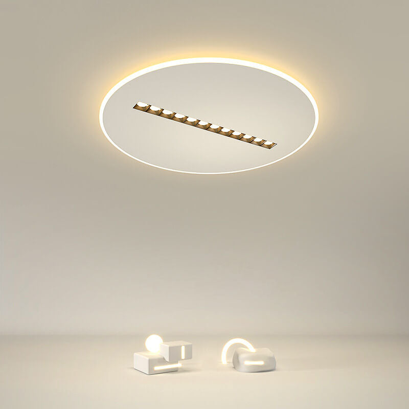 Modern Simple Flat Round Spotlights LED Flush Mount Ceiling Light