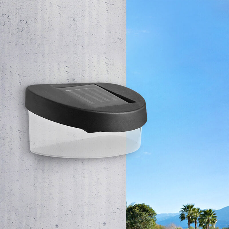 Lámpara de Aplique de Pared para Jardín con Energía Solar LED 
