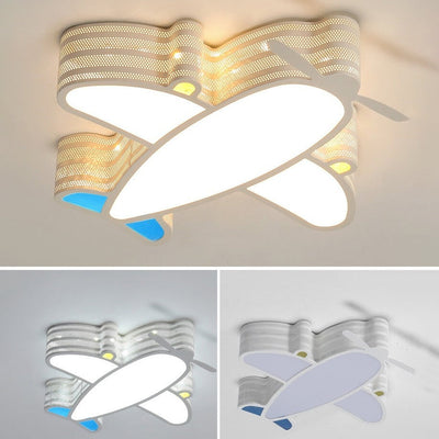 Creative Simplicity Star Moon Runde LED-Deckenleuchte für Kinder mit bündiger Montage 