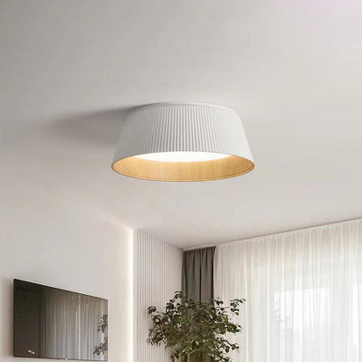 Nordic Minimalist Round LED Iron Pendant Light Flush Mount Lighting