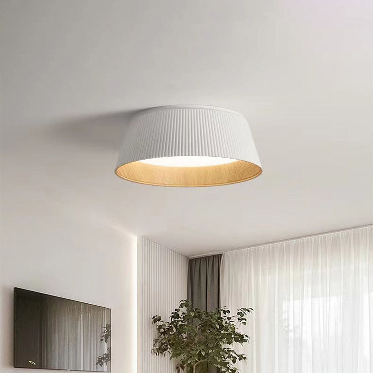 Nordic Minimalist Round LED Aluminum Pendant Light Flush Mount Lighting