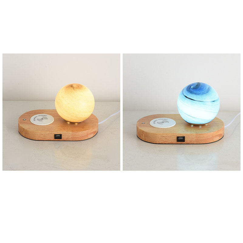 Moderne kreative Mond-anschließbare USB-Tischlampe mit 1 Licht 