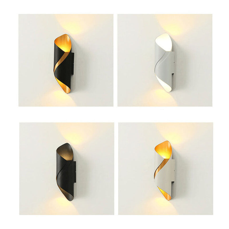 Modern Creative Double-headed Aluminum Acrylic LED Wall Sconce Lamp