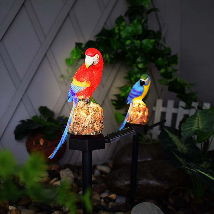 Luz de paisaje al aire libre de LED de resina de planta animal solar 