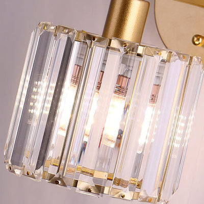 Vintage Light Luxury Crystal Bird 1-Light Wall Sconce Lamp