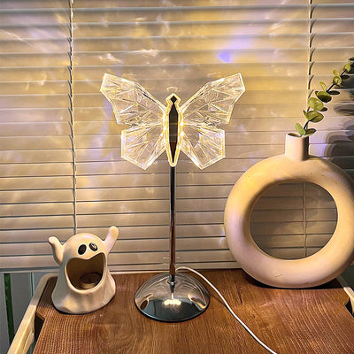 Nordic Creative Butterfly Acrylic Shape LED USB Table Lamp