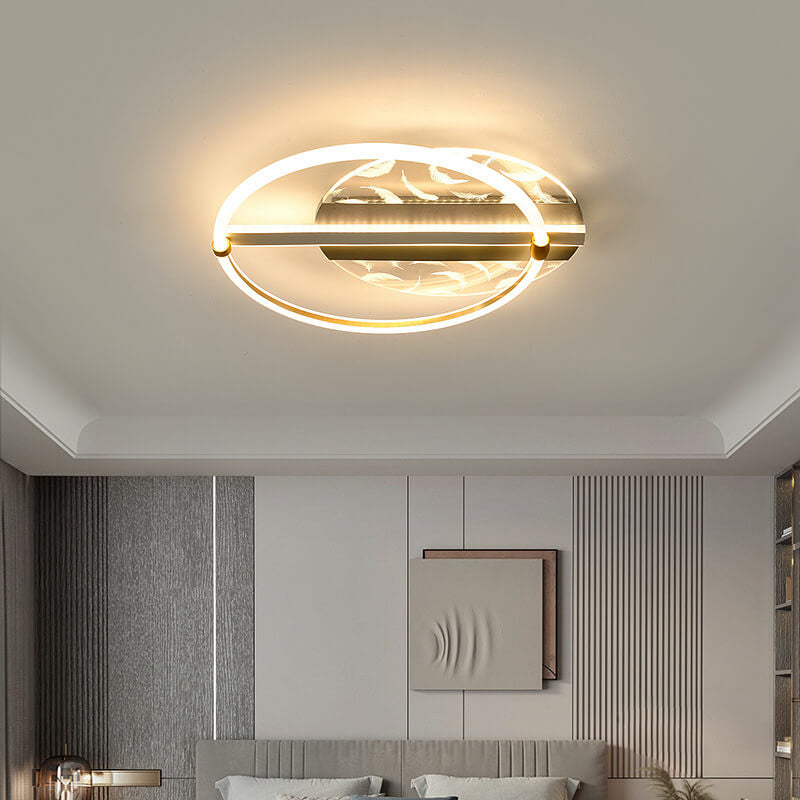 Round Nordic Creative Multi-Style LED Flush Mount Light