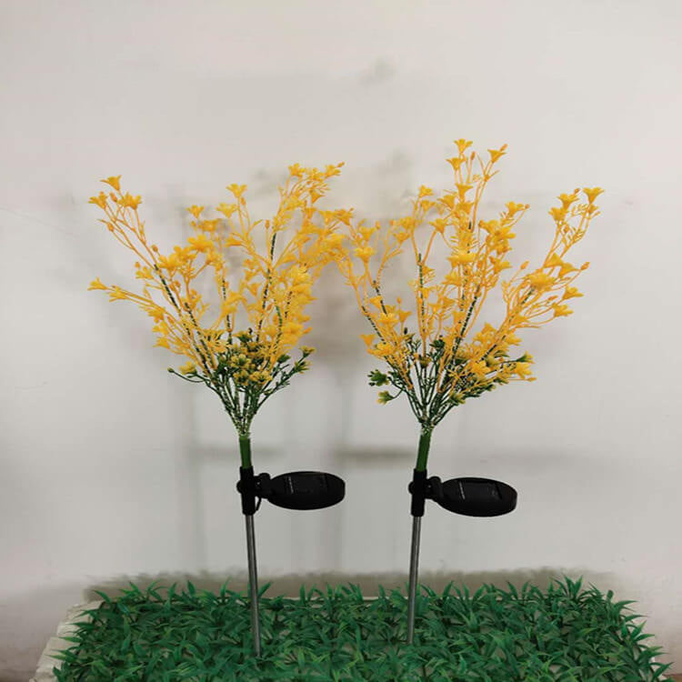 Modernes Solar-Raps-Blumen-Rasen-Bodeneinsatz-Landschaftslicht im Freien 