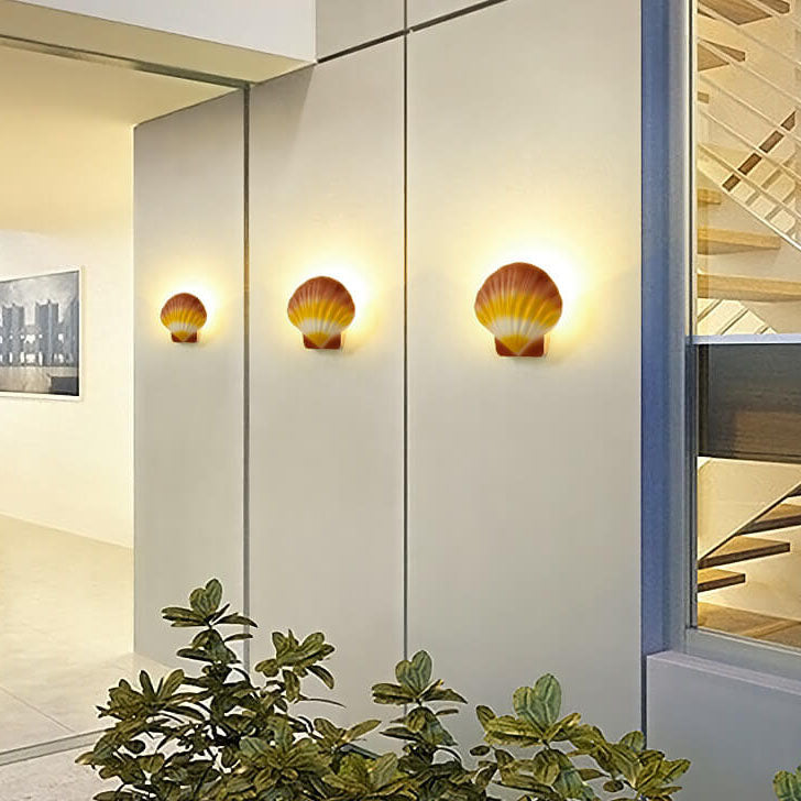 Moderne kreative Schalendesign-Aluminium-LED-wasserdichte Wandleuchte 
