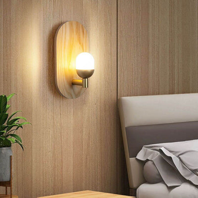 Modern Acrylic Lamp Shade Log Brand 1-Light Wall Sconce Lamp