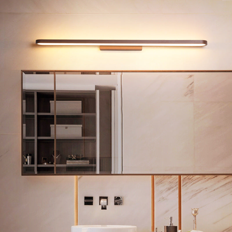 Lámpara de Aplique de Pared Frontal de Espejo LED Minimalista Europea Circular de Aluminio 