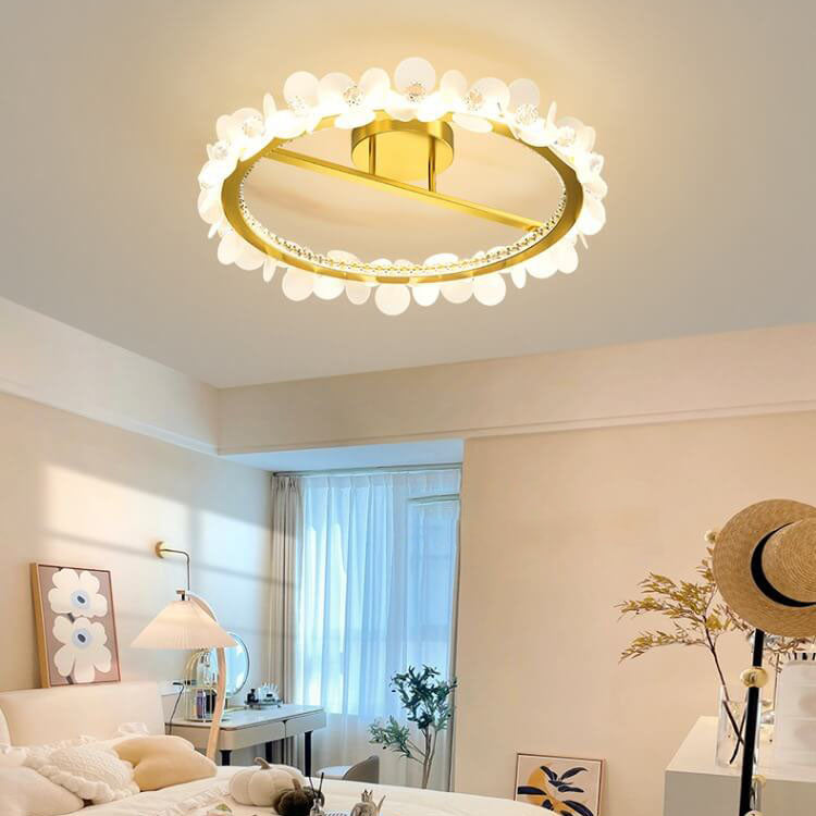 Modern Light Luxury Crown Children LED Flush Mount Ceiling Light