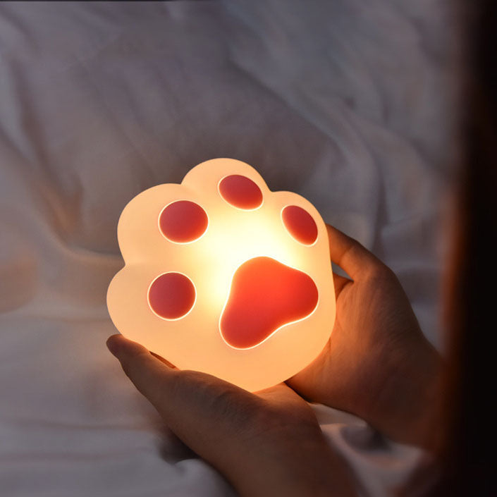 Lámpara de mesa con luz nocturna LED con forma de sofá de silicona creativa 