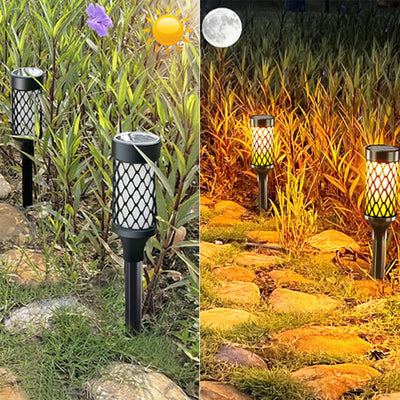 Solarsäulen-Rasen-Garten-dekorative LED-Weg-Lampe 