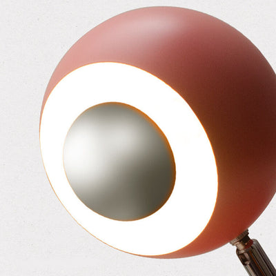 Modern Solid Color Round Ball Iron 1-Light Table Lamp