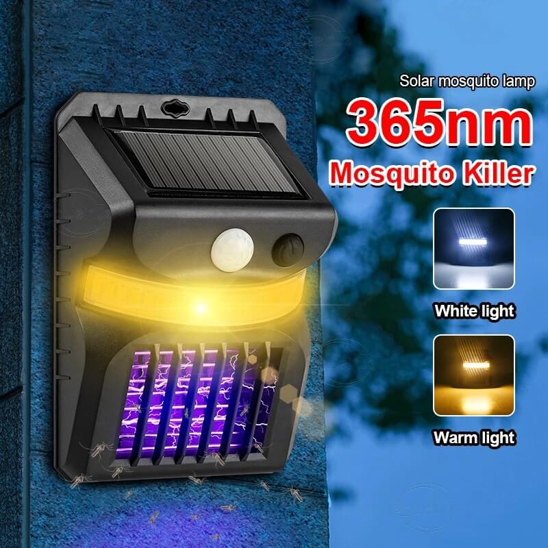 Solar Mosquito Repellent Function Human Intelligent Sensor Outdoor Garden Wall Sconce Lamp