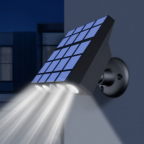 Applique murale LED extérieure étanche avec capteur humain solaire moderne 