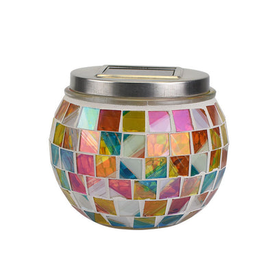 Creative Spherical Glass Jar LED Outdoor Garden Lawn Light
