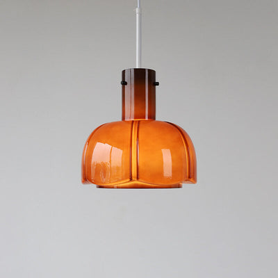 Vintage Glass Bud Design 1-Light Pendant Light