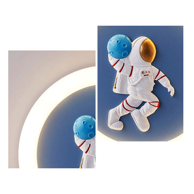 Kindlicher Augenschutz Cartoon Space Villain LED-Unterputzleuchte 