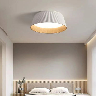 Nordic Minimalist Round LED Aluminum Pendant Light Flush Mount Lighting