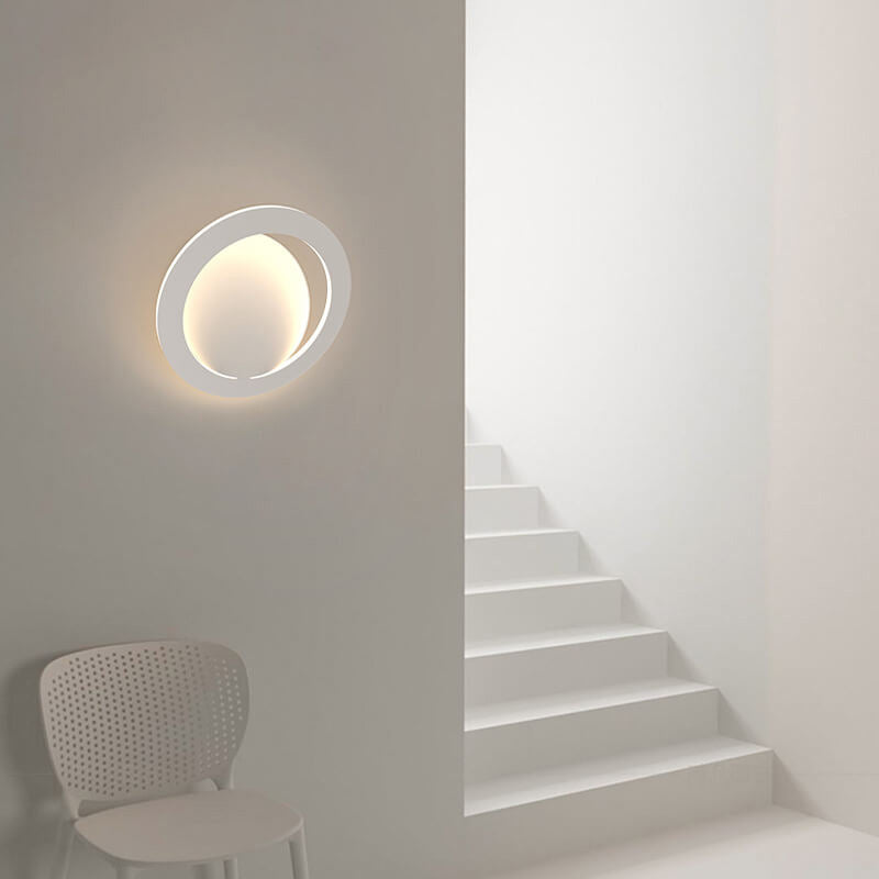 Modern Simple Square Round Geometry LED Wall Sconce Lamp