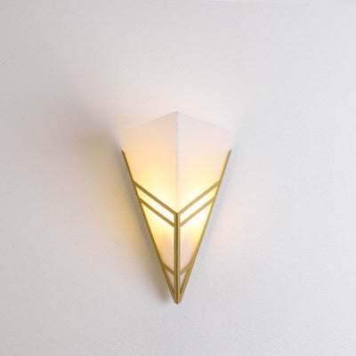 Nordic Creative Iron Triangles Geometry 1-Licht-Wandleuchte