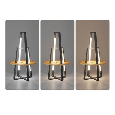 Nordic Creative Geometric Shelf LED Steh-Stehlampe